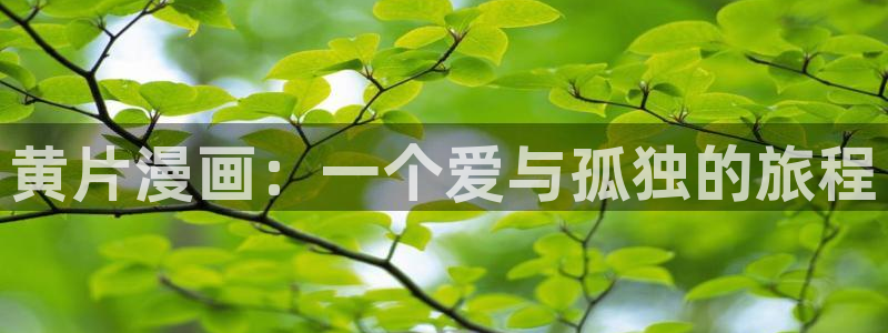 元尊漫画虫虫漫画网：黄片漫画：一个爱与孤独的旅程
